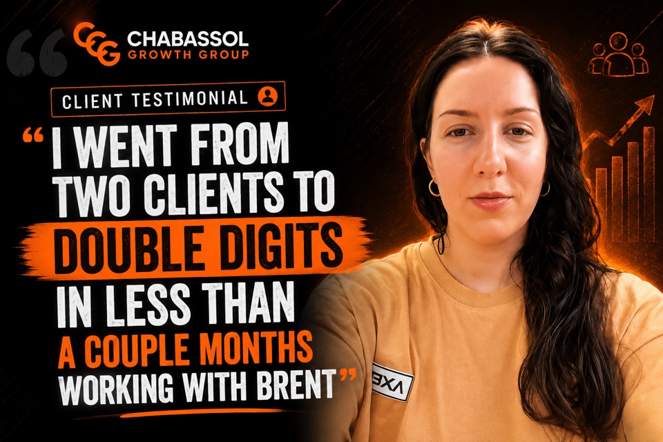 I went from two clients to double digits in less than a couple months working with Brent