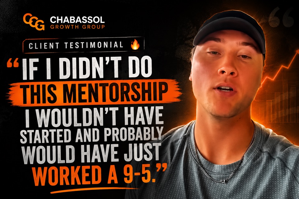 If I didn't do this mentorship I wouldn't have started and probably would have just worked a 9-5